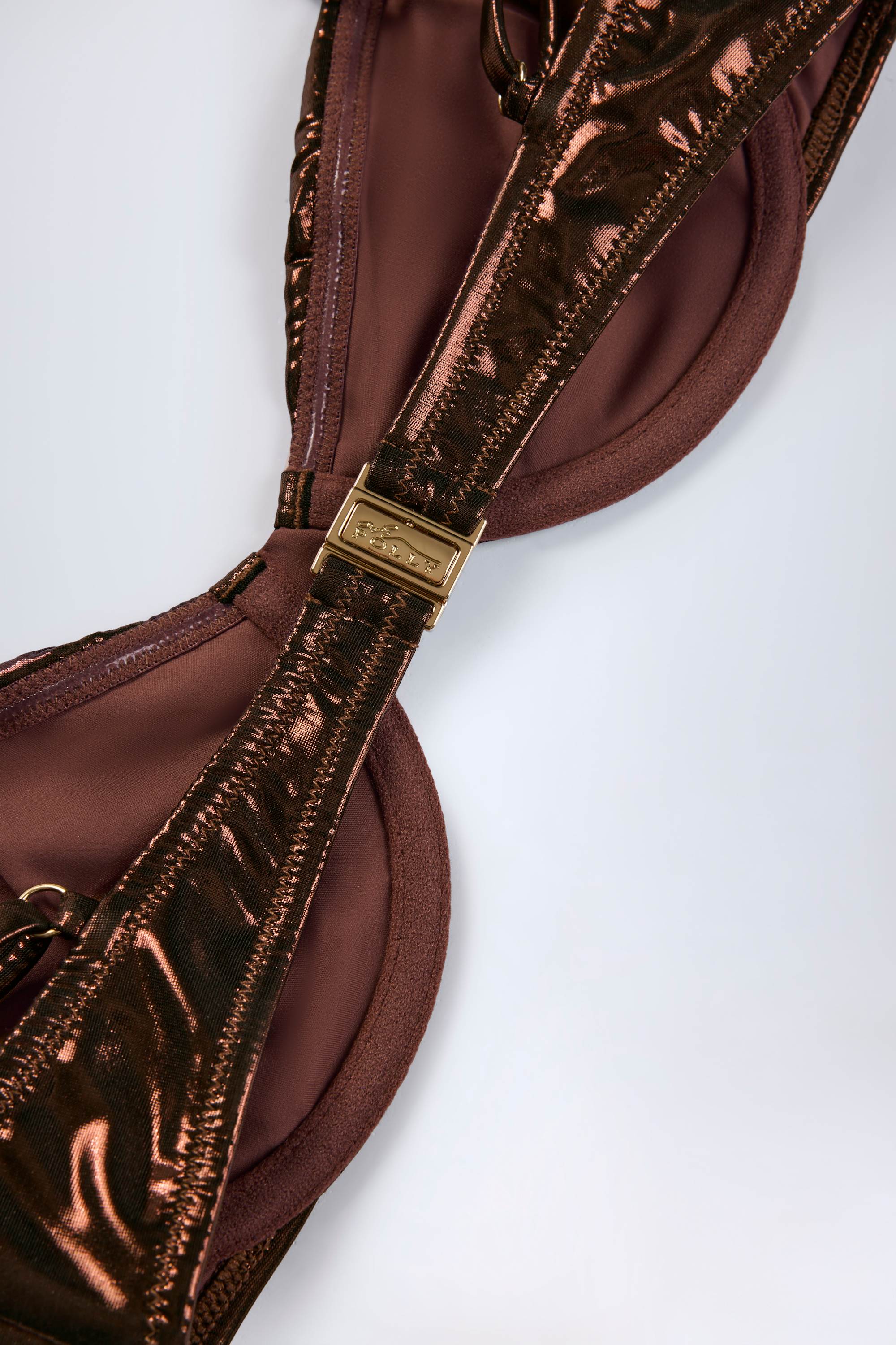 Underwired Bikini Top in Bronze